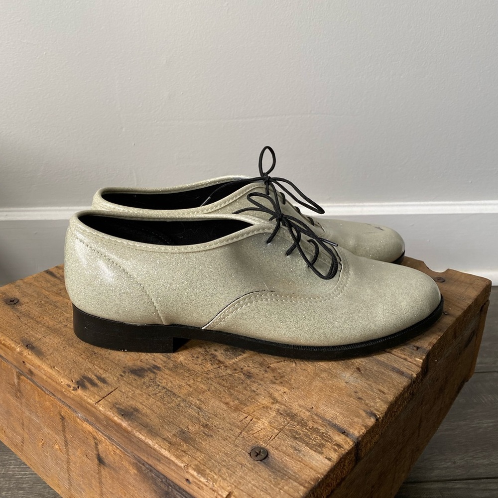 American Apparel Glitter Oxfords